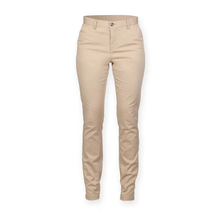 Pantalon Chino Stretch Femme Stone