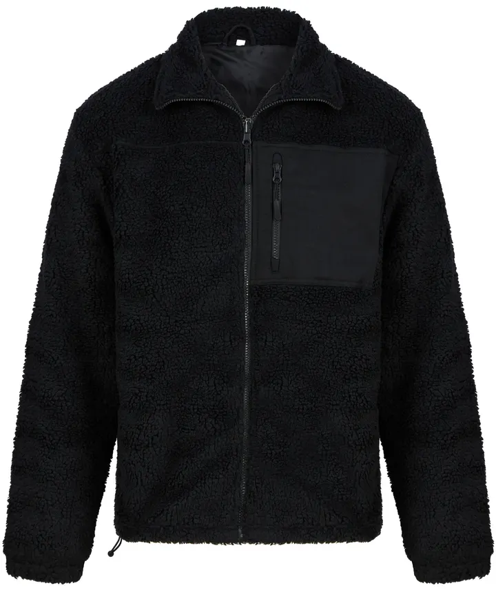 Polaire sherpa recyclée Black