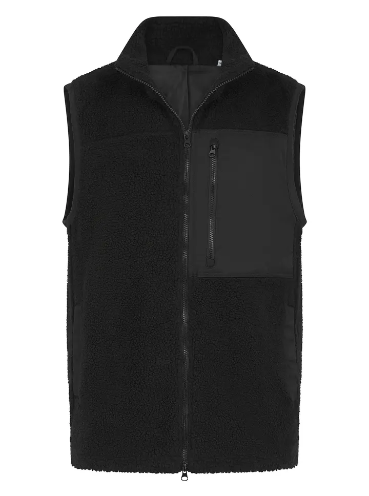 Gilet sherpa recyclé Black
