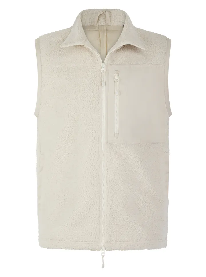 Gilet sherpa recyclé Natural