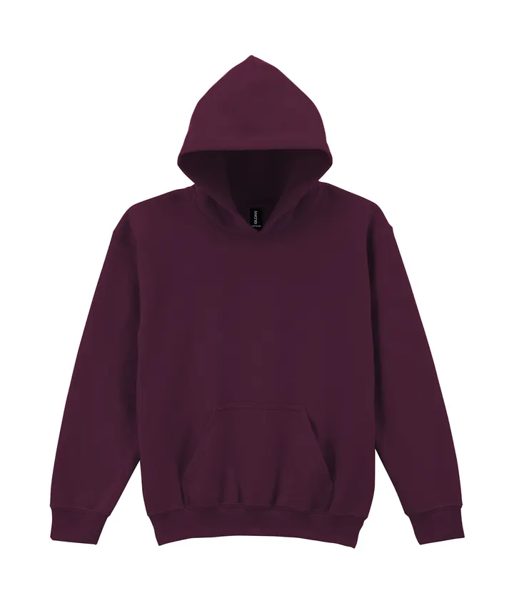 Heavy Blend™ Classic Fit Youth Hooded Sweatshirt Maroon