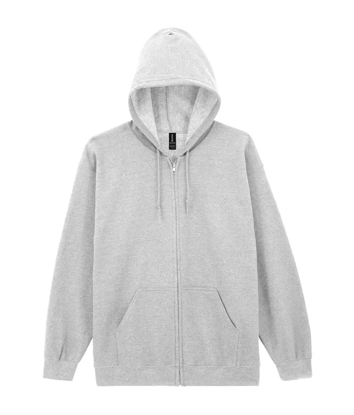 Heavy Blend™classic Fit Adult Full Zip Hooded Sweatshirt Ash