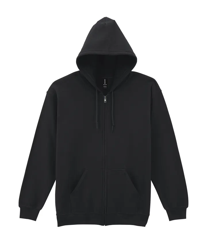 Heavy Blend™classic Fit Adult Full Zip Hooded Sweatshirt Black