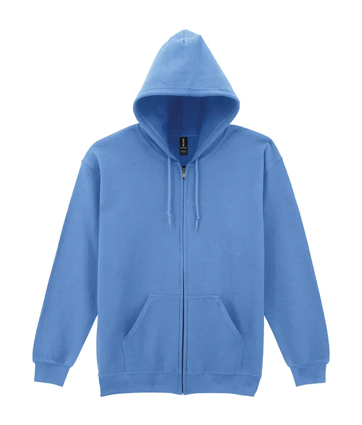 Heavy Blend™classic Fit Adult Full Zip Hooded Sweatshirt Carolina Blue