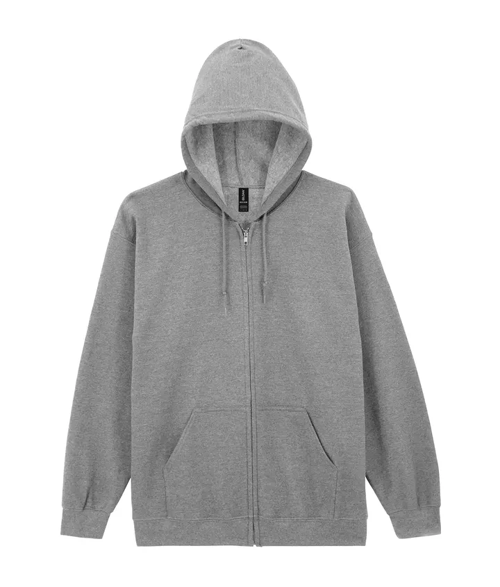 Heavy Blend™classic Fit Adult Full Zip Hooded Sweatshirt Sport Grey
