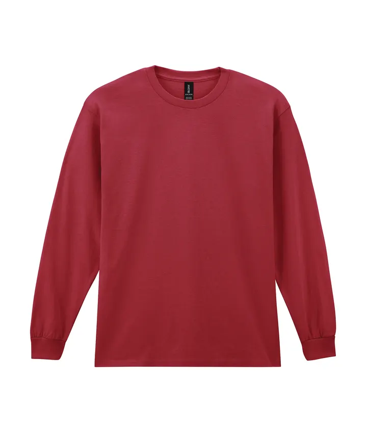 Ultra Cotton™ Classic Fit Adult Long Sleeve T-Shirt Cardinal Red