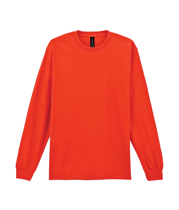 Ultra Cotton™ Classic Fit Adult Long Sleeve T-Shirt Orange
