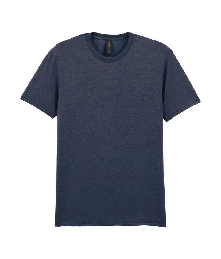 Softstyle Crew Neck Men's T-shirt Heather Navy