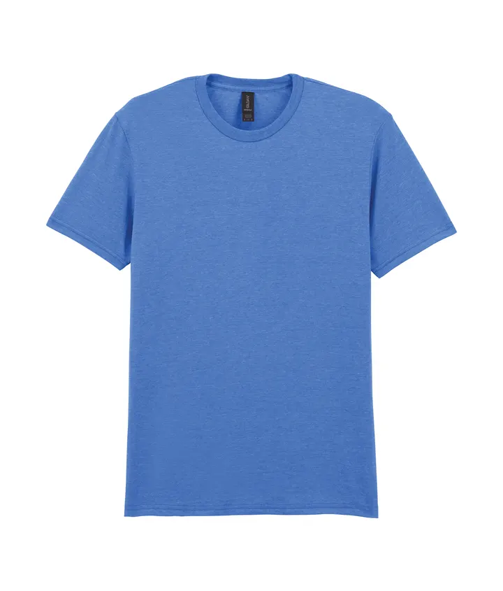 Softstyle Crew Neck Men's T-shirt Heather Royal
