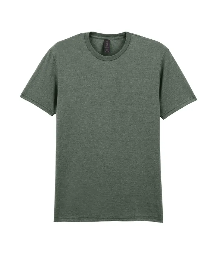 Softstyle Crew Neck Men's T-shirt Military Green