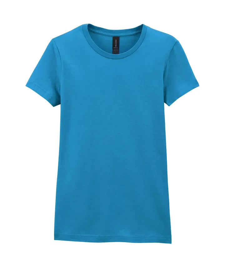 T-shirt femme col rond Softstyle Antique Sapphire