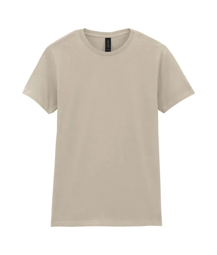 T-shirt femme col rond Softstyle Sand