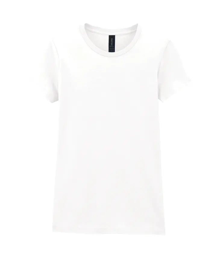 T-shirt femme col rond Softstyle White