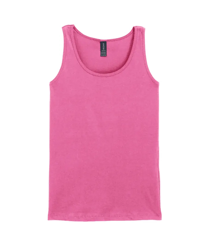 Softstyle Fitted Ladies' Tank Top Azalea