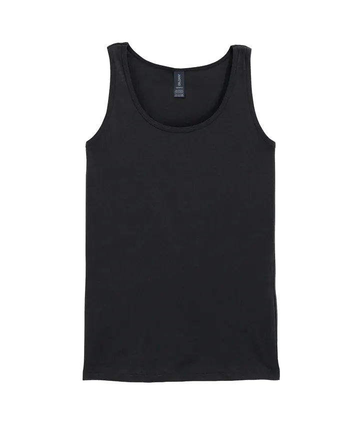 Softstyle Fitted Ladies' Tank Top Black