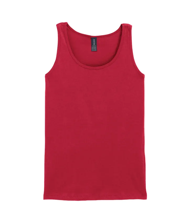 Softstyle Fitted Ladies' Tank Top Cherry Red