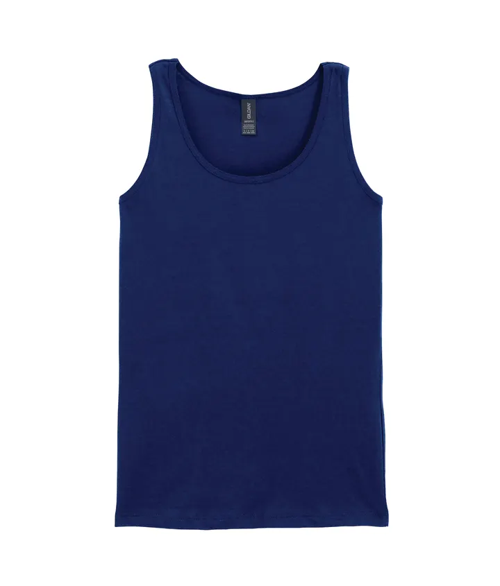 Softstyle Fitted Ladies' Tank Top Navy