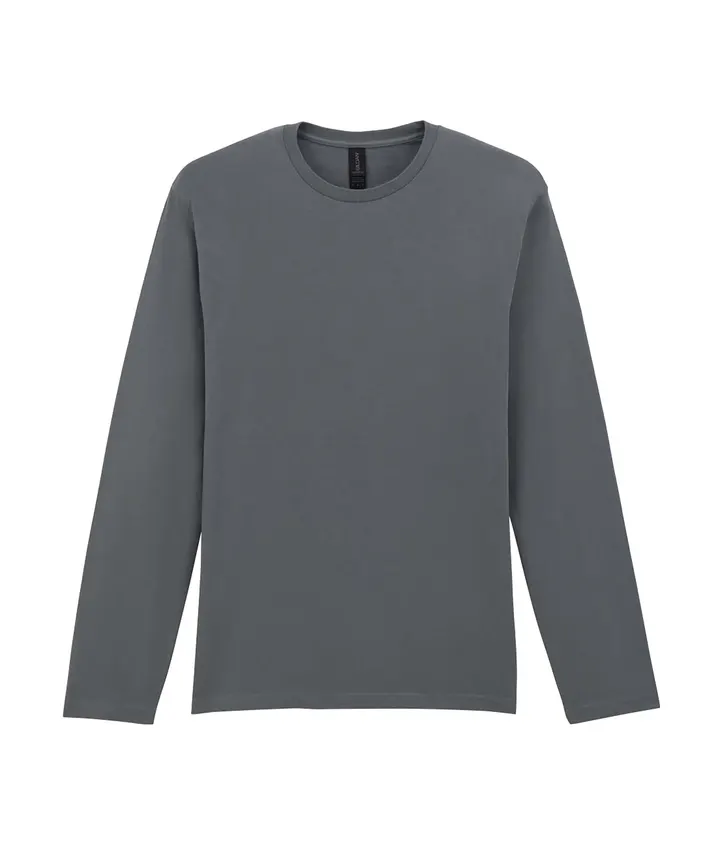 T-shirt homme manches longues Softstyle Charcoal