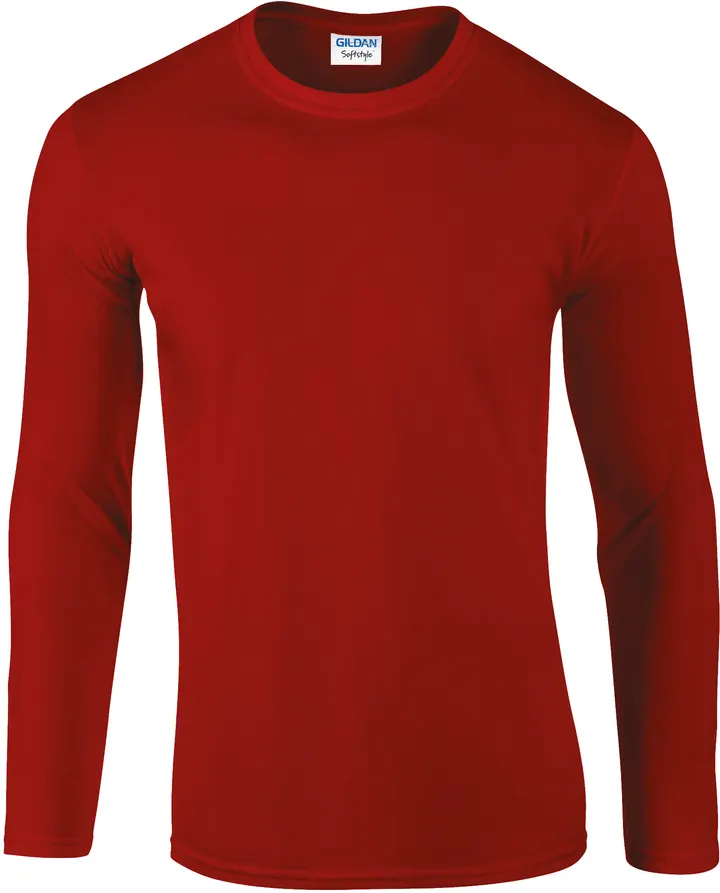 T-shirt homme manches longues Softstyle Red