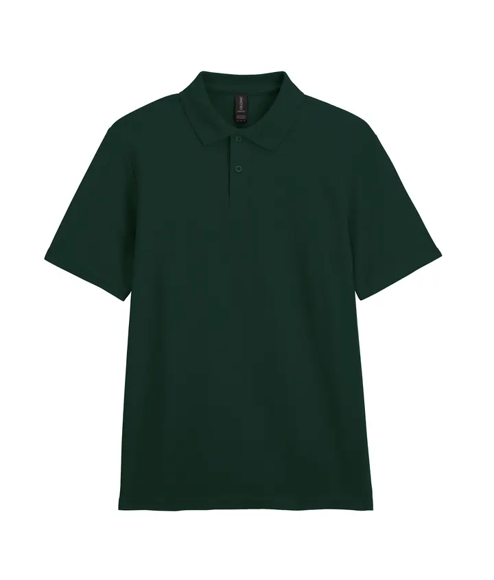 Polo Homme Softstyle Double Piqué Forest Green