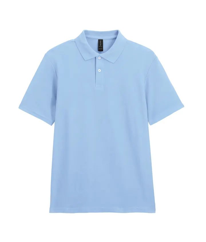 Polo Homme Softstyle Double Piqué Light Blue