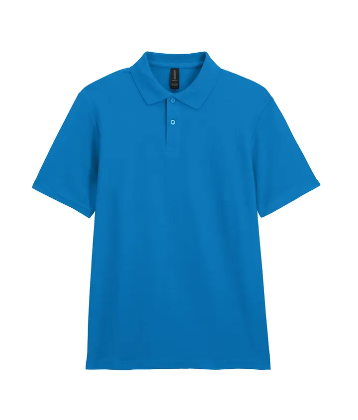 Polo Homme Softstyle Double Piqué Sapphire