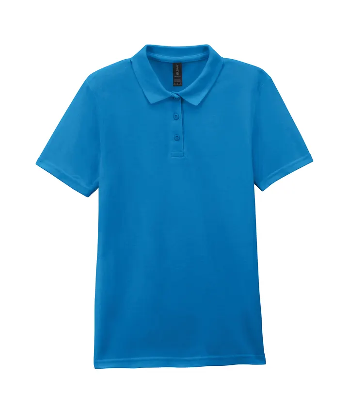 Polo Femme Softstyle Double Piqué Sapphire