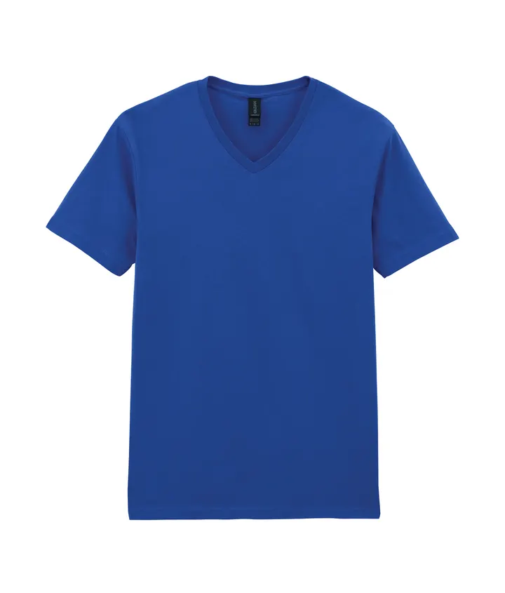 T-shirt homme col v Softstyle Royal Blue