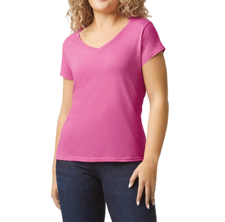 T-shirt femme col v Softstyle Azalea