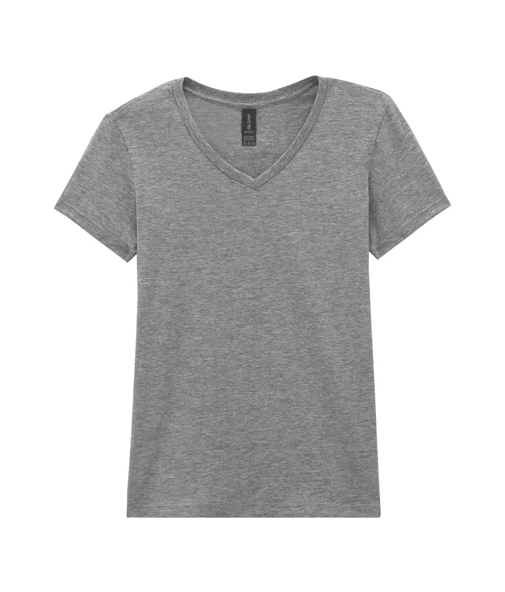 T-shirt femme col v Softstyle RS Sport Grey