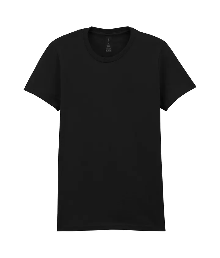 T-shirt femme softstyle midweight Pitch Black