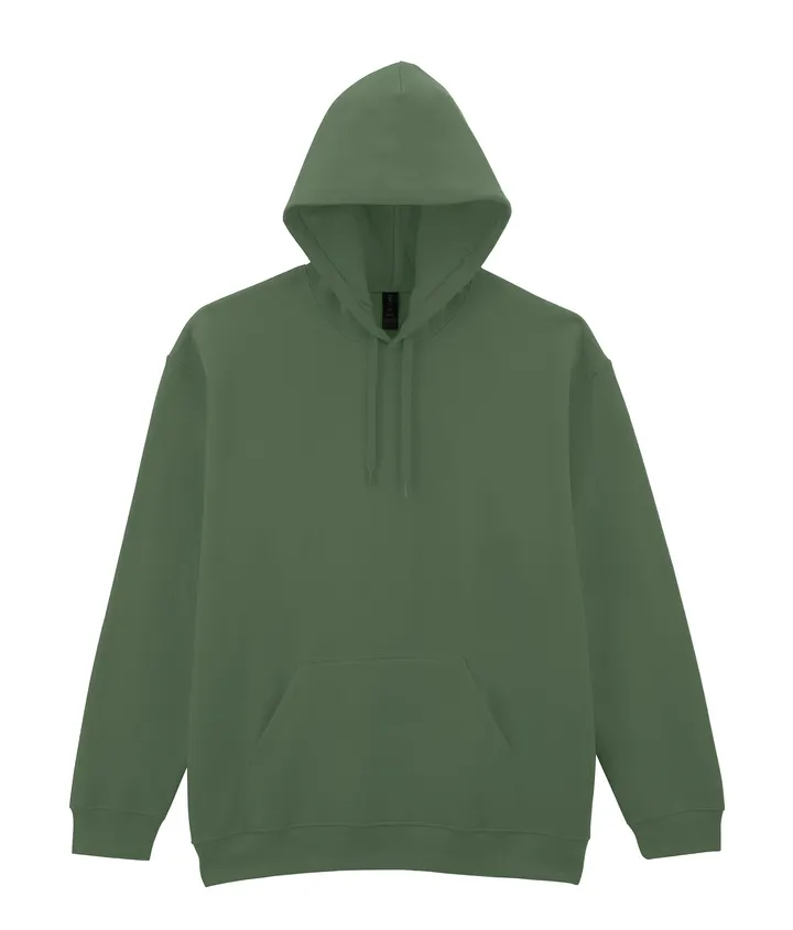 Sweat-shirt à capuche Midweight Softstyle Military Green