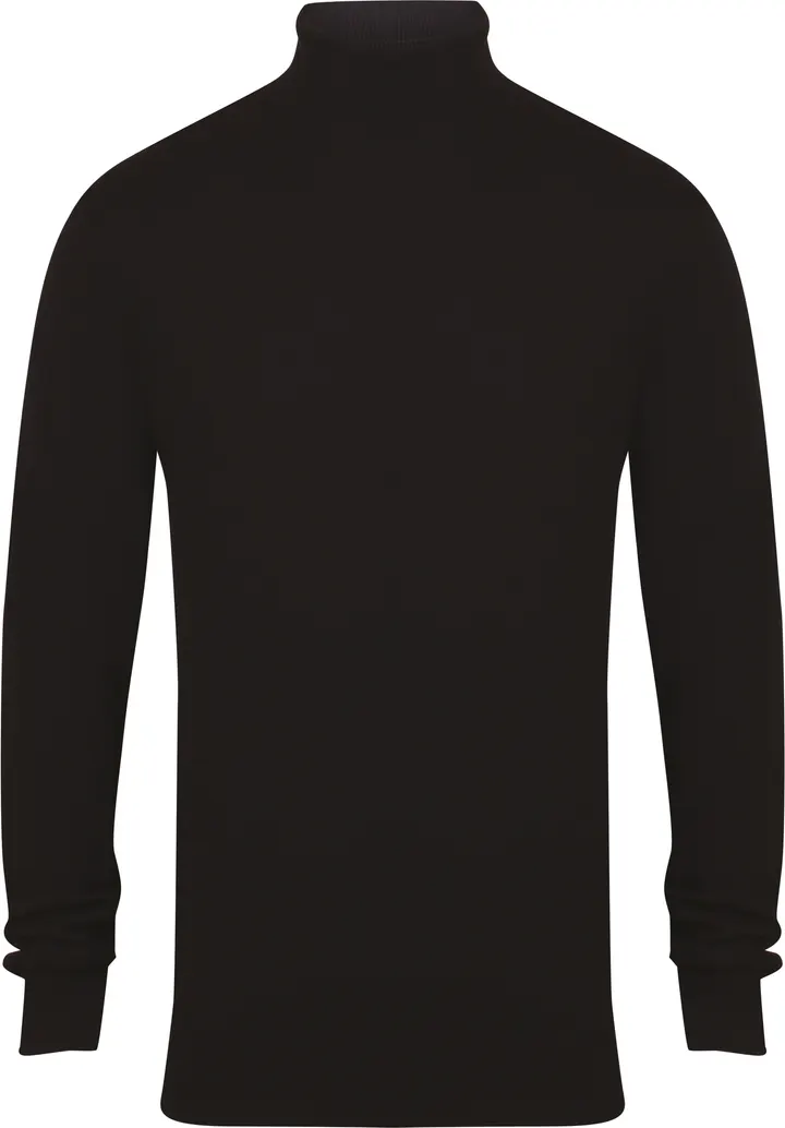 Pull col roulé Black