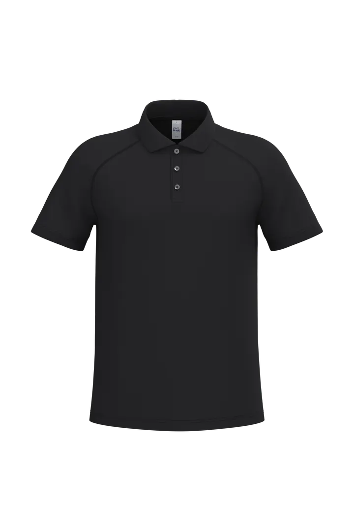 Herren Sport-Poloshirt Ideal Black