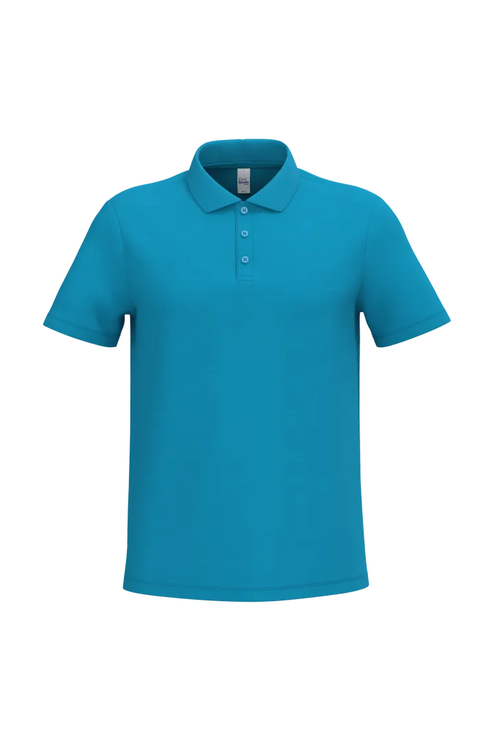 Herren Piqué-Poloshirt Ideal Atoll Blue