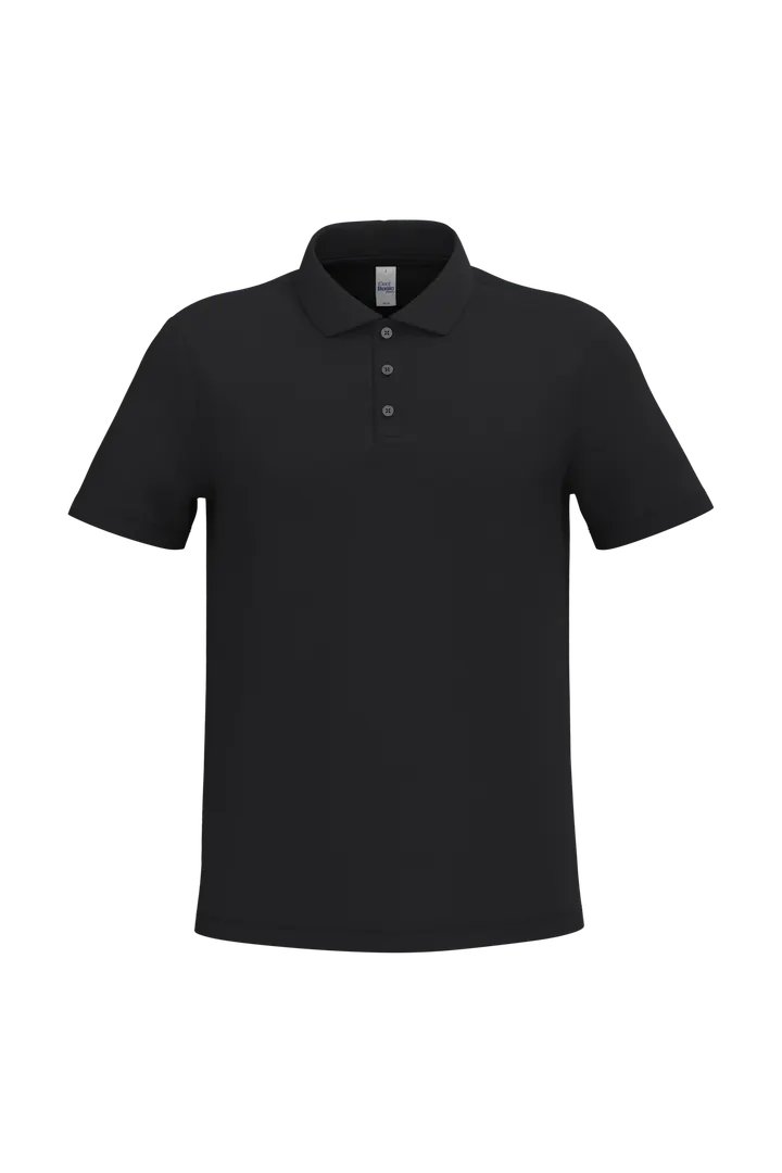 Herren Piqué-Poloshirt Ideal Black
