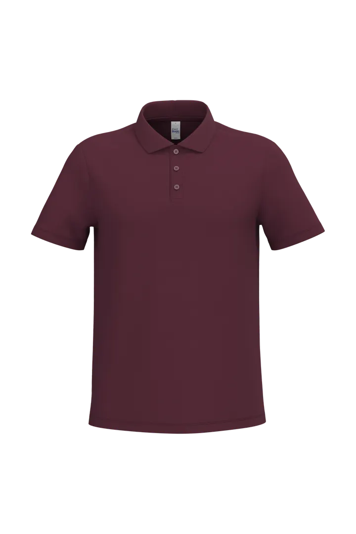 Herren Piqué-Poloshirt Ideal Burgundy