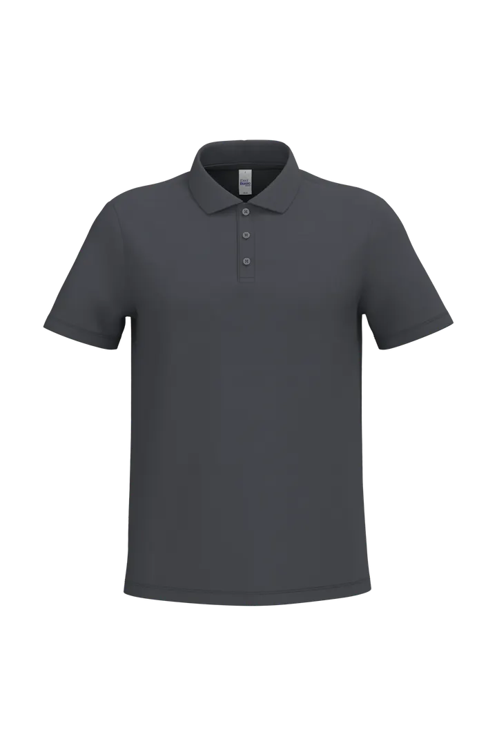Herren Piqué-Poloshirt Ideal Dark Grey