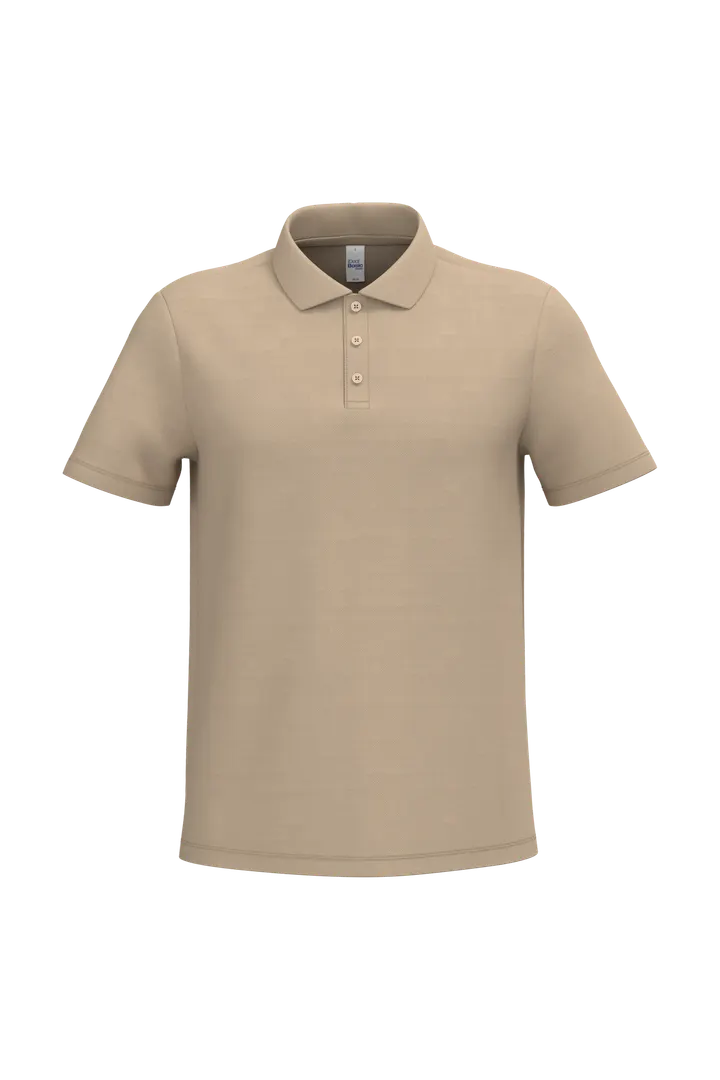 Herren Piqué-Poloshirt Ideal Sand