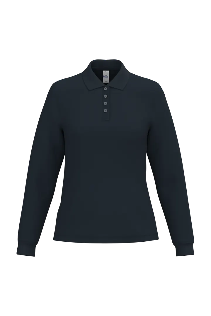 LSL Damen Piqué-Poloshirt Ideal Navy