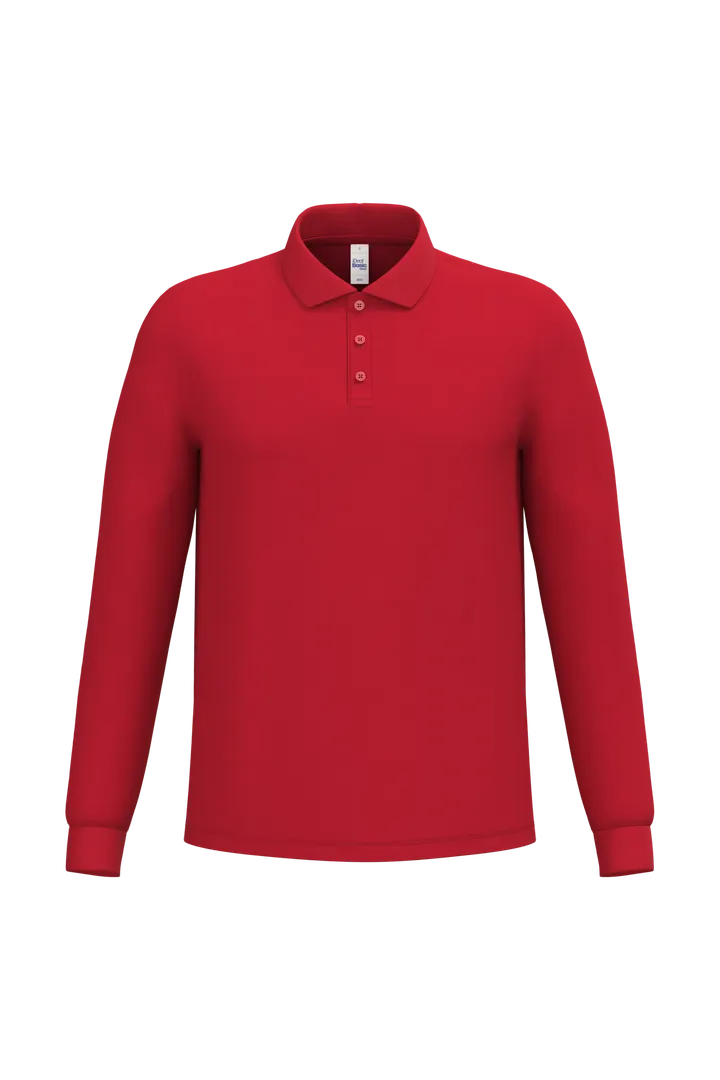 LSL Herren Piqué-Poloshirt Ideal Red