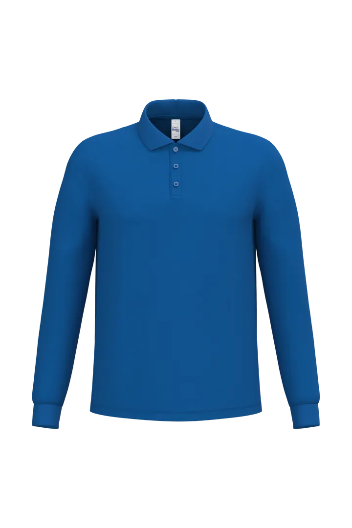 LSL Herren Piqué-Poloshirt Ideal Royal Blue