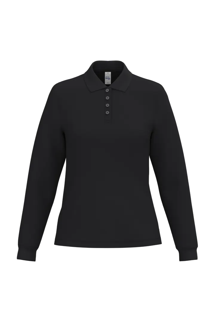 LSL Damen Piqué-Poloshirt Ideal Black