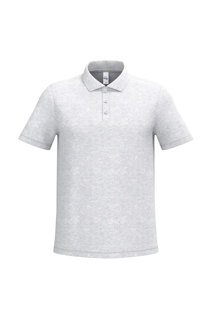 Herren Piqué-Poloshirt Ideal Ash Heather