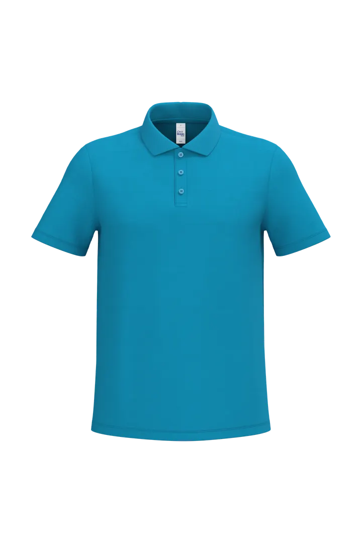 Herren Piqué-Poloshirt Ideal Atoll Blue