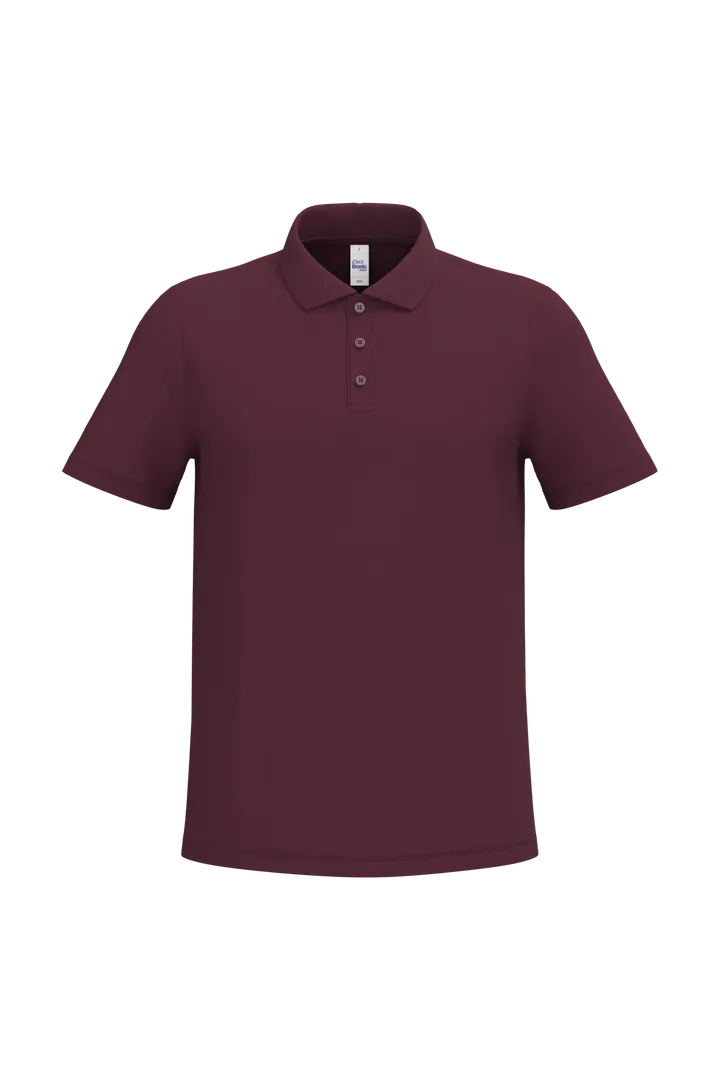 Herren Piqué-Poloshirt Ideal Burgundy