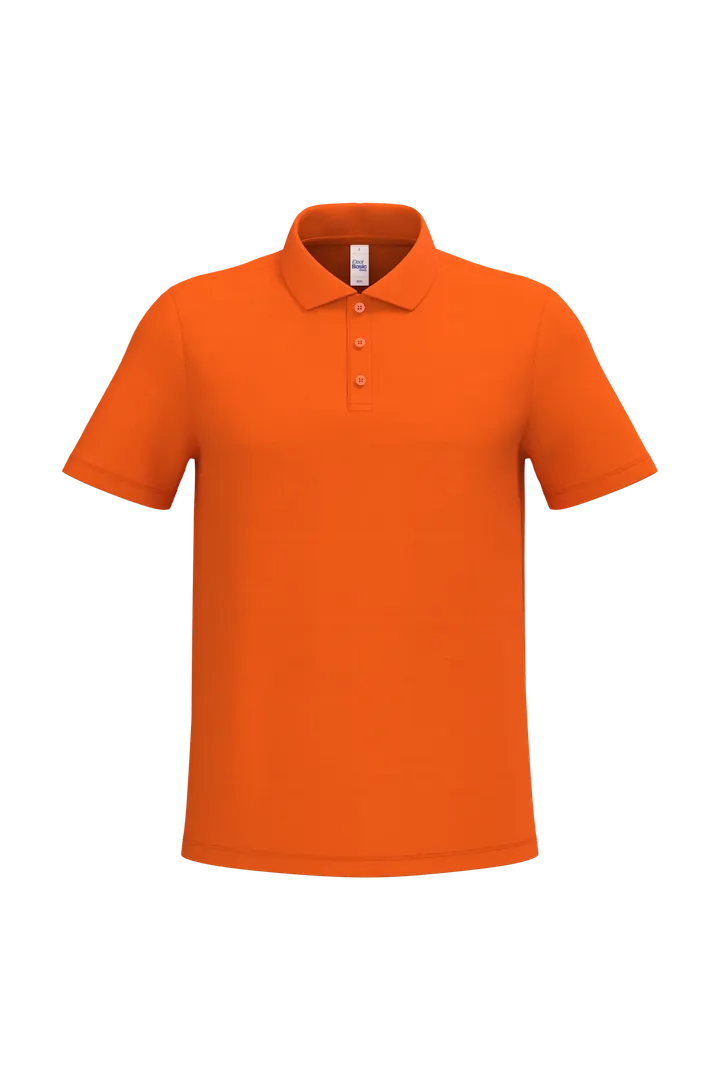 Herren Piqué-Poloshirt Ideal Orange