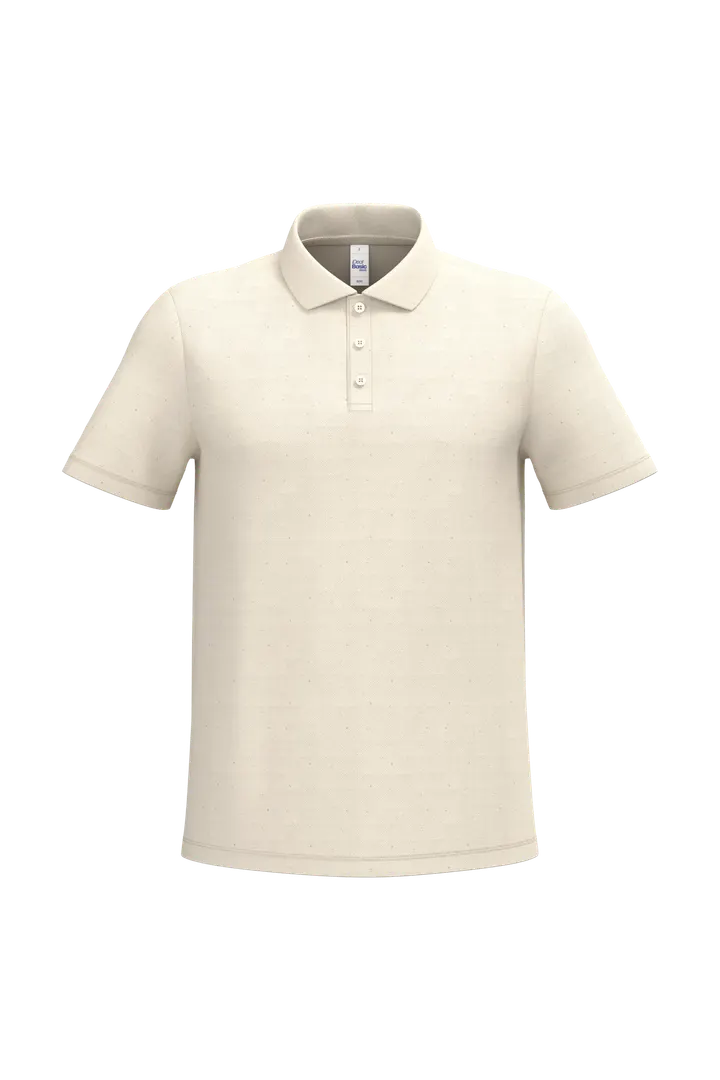 Herren Piqué-Poloshirt Ideal Raw Natural