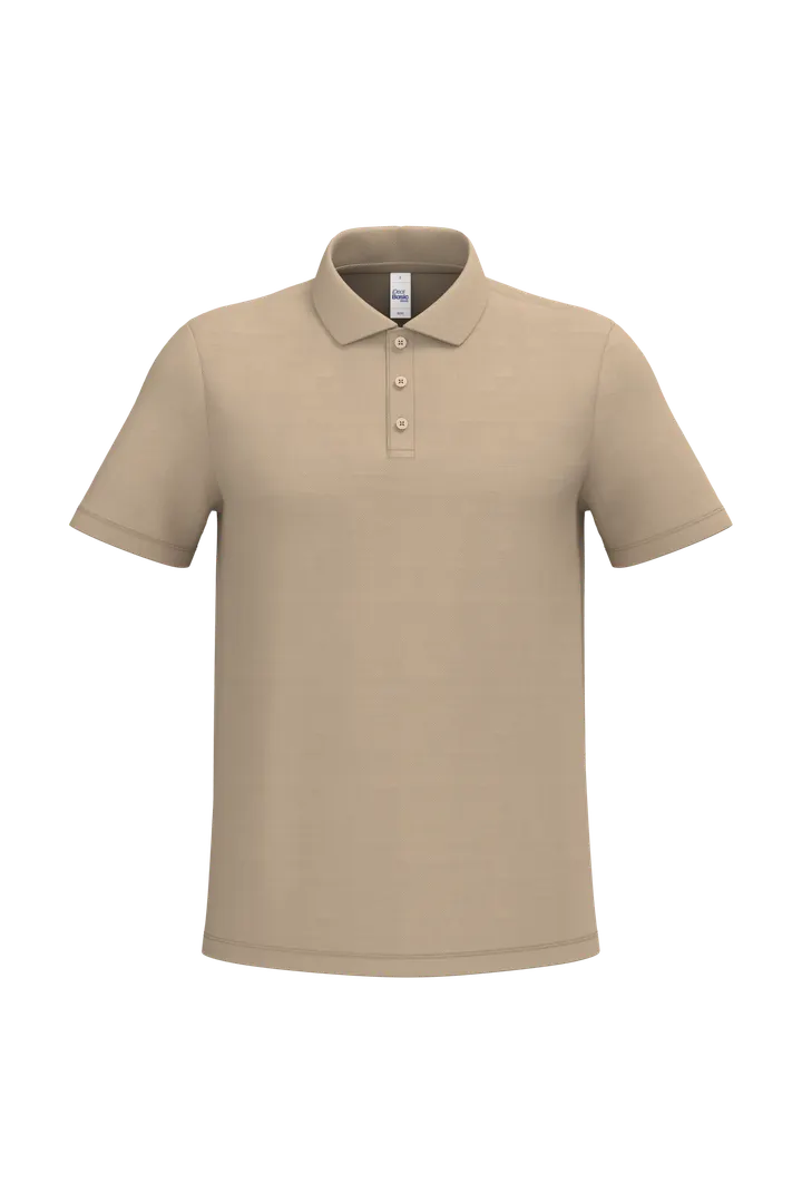 Herren Piqué-Poloshirt Ideal Sand