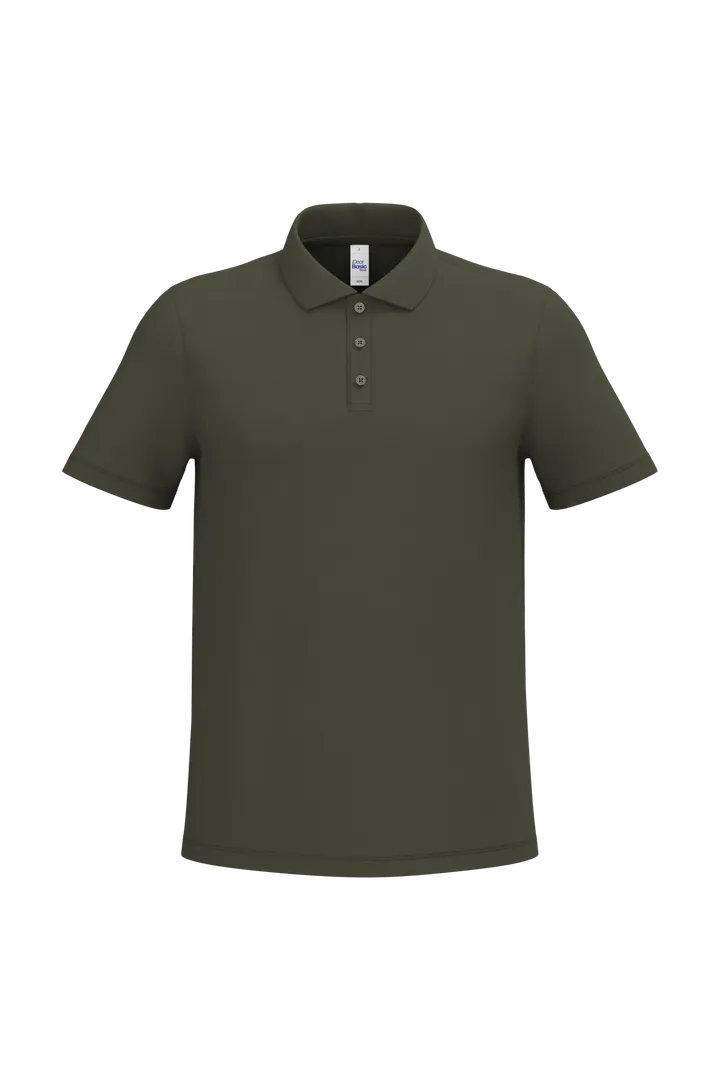 Herren Piqué-Poloshirt Ideal Urban Khaki